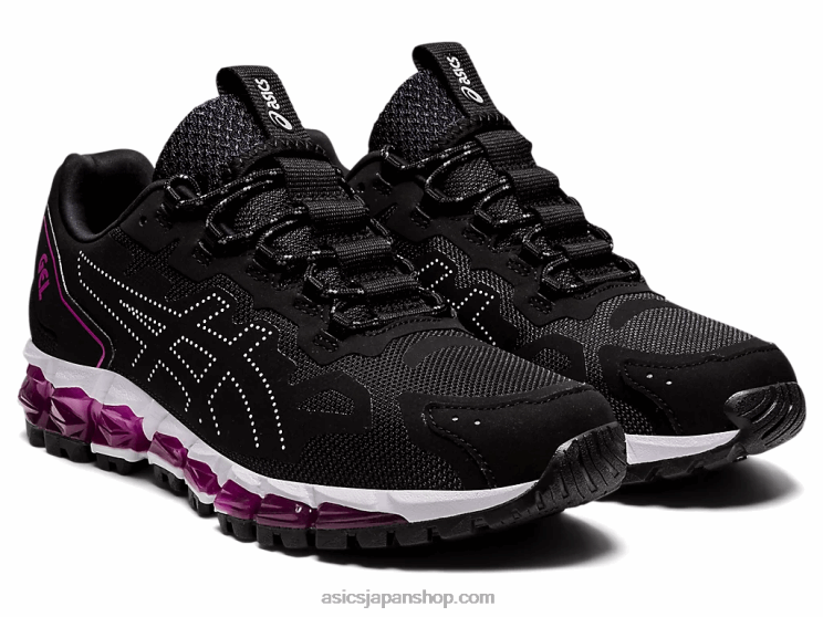 ゲル量子 360 6 L20V2727Asics ブラック/デジタルグレープ