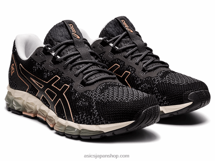ゲルクォンタム 360 6 ニット L20V2838Asics ブラック/キャリアグレー
