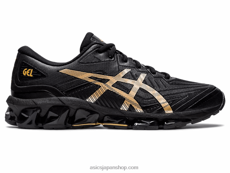 ゲルクォンタム 360 vii L20V1209Asics ブラック/ピュアゴールド