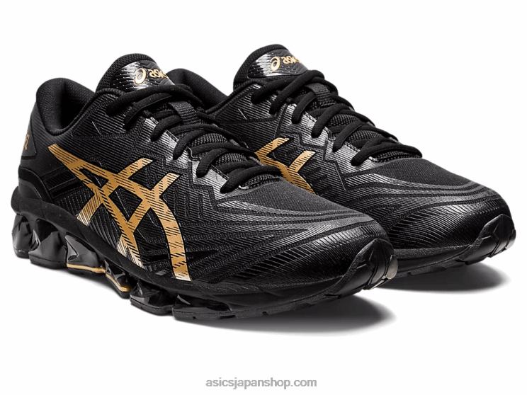 ゲルクォンタム 360 vii L20V1209Asics ブラック/ピュアゴールド