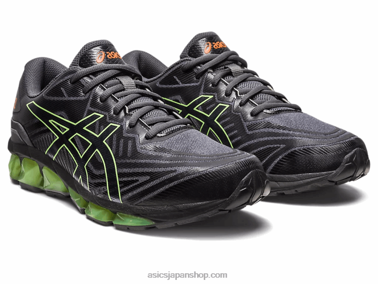 ゲルクォンタム 360 vii L20V133Asics ダークグレー/ライムグリーン