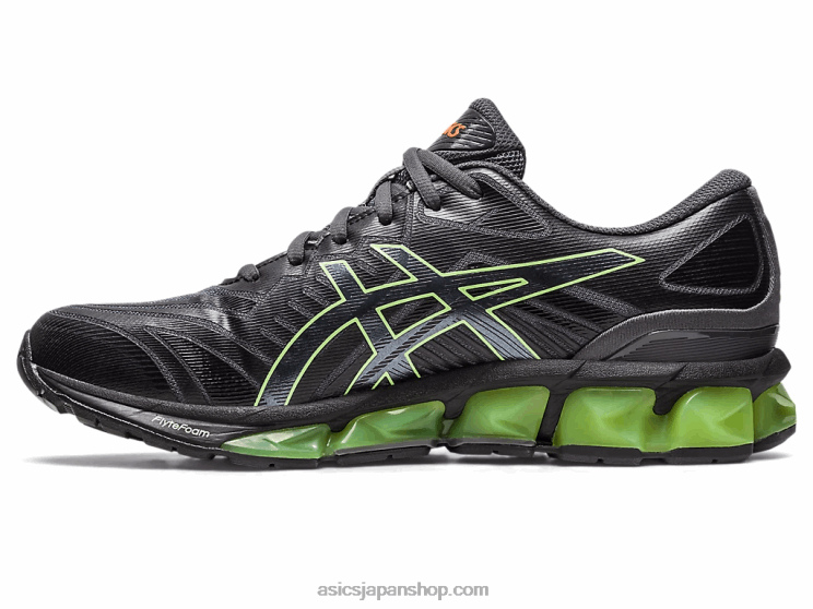 ゲルクォンタム 360 vii L20V133Asics ダークグレー/ライムグリーン