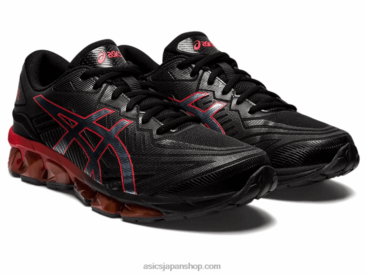 ゲルクォンタム 360 vii L20V729Asics 黒/赤の警告