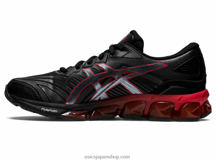 ゲルクォンタム 360 vii L20V729Asics 黒/赤の警告