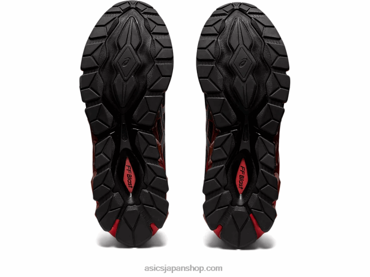 ゲルクォンタム 360 vii L20V729Asics 黒/赤の警告