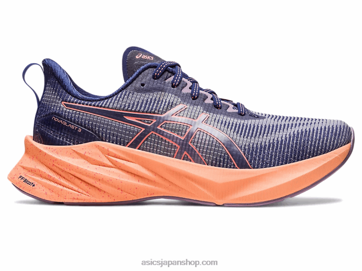 ノバブラスト 3 ル L20V2291Asics インディゴブルー/パパイヤ