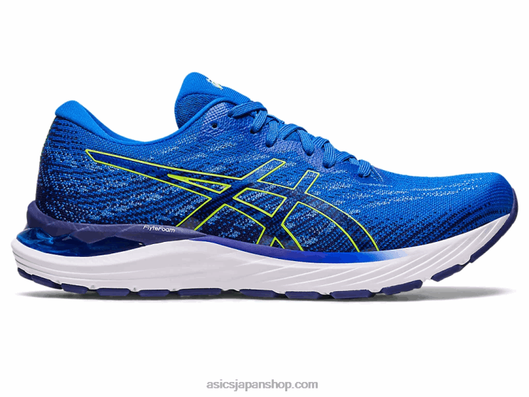 ゲル ストラタス 3 ニット L20V248Asics エレクトリックブルー/セーフティイエロー