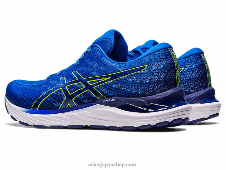 ゲル ストラタス 3 ニット L20V248Asics エレクトリックブルー/セーフティイエロー
