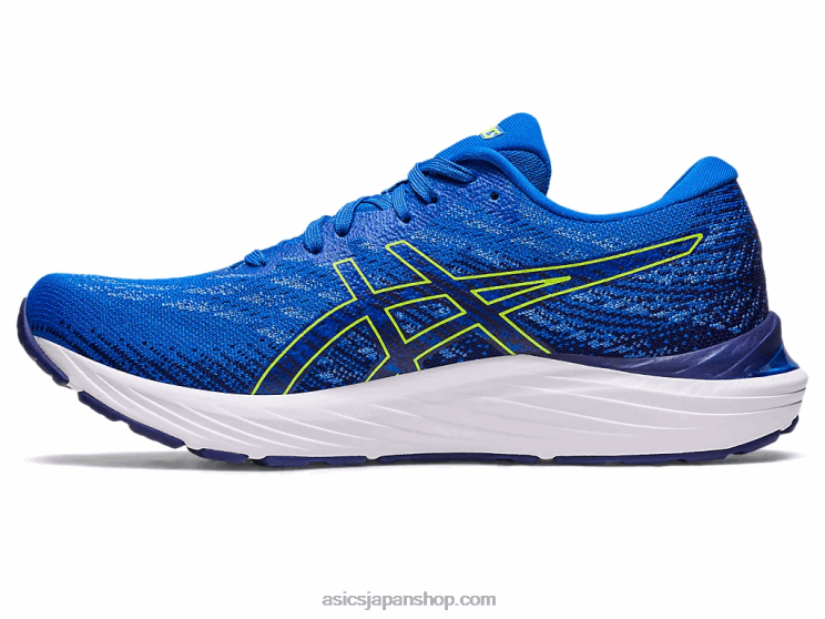 ゲル ストラタス 3 ニット L20V248Asics エレクトリックブルー/セーフティイエロー