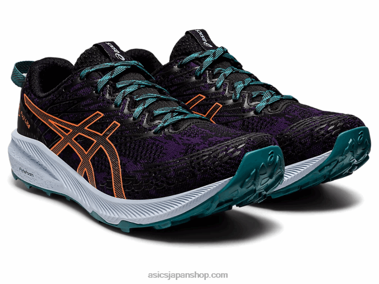 フジライト3 L20V2697Asics ナイトシェード/ノバオレンジ