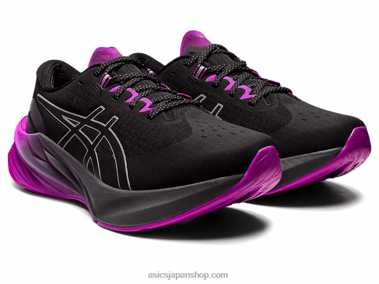 ノバブラスト 3 ライトショー L20V2702Asics ブラック/オーキッド
