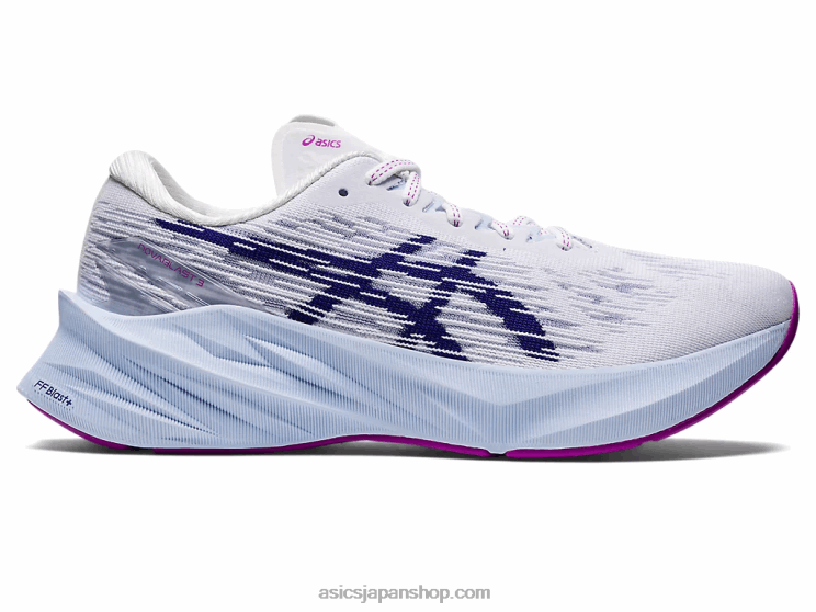 ノバブラスト 3 L20V2887Asics ホワイト/ダイブブルー