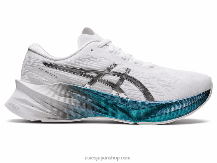 ノバブラスト 3 プラチナ L20V2897Asics ホワイト/ピュアシルバー