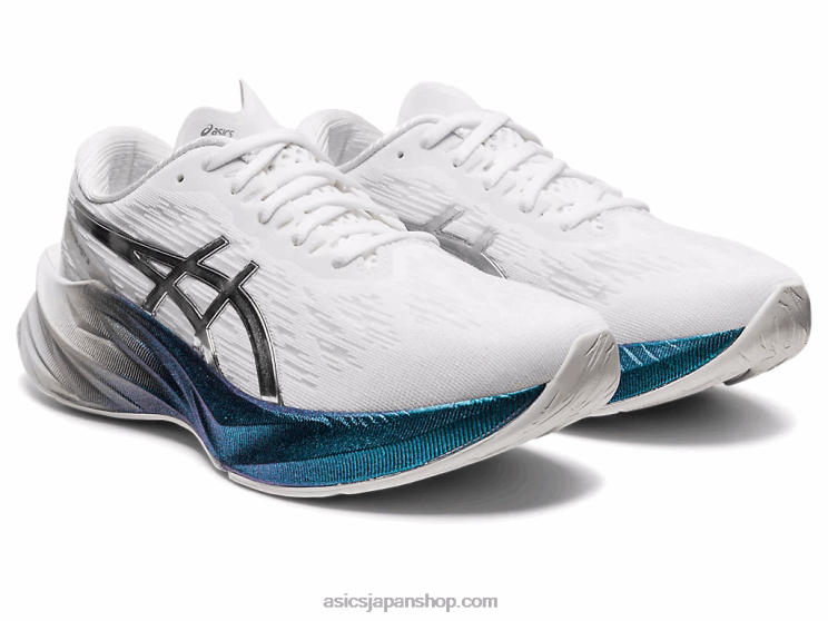 ノバブラスト 3 プラチナ L20V2897Asics ホワイト/ピュアシルバー