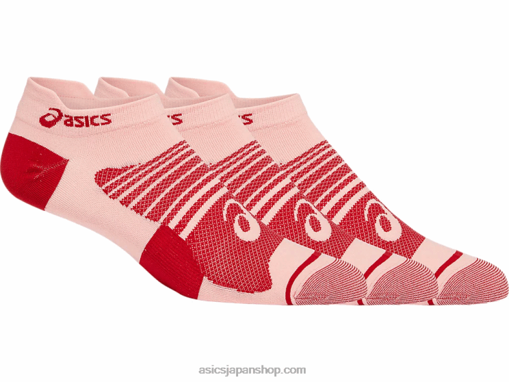 ウィメンズ クイック ライト プラス 3 パック L20V2978Asics フロストローズ/クランベリー