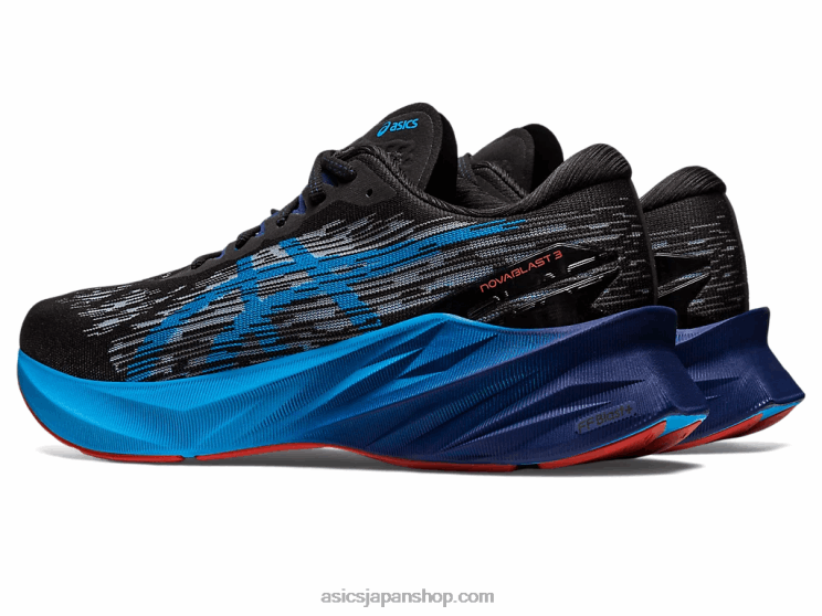ノバブラスト 3 L20V377Asics ブラック/アイランドブルー