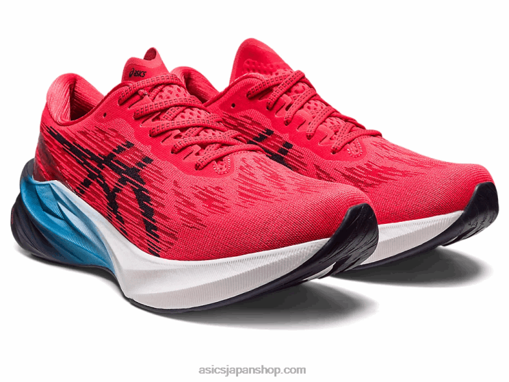 ノバブラスト 3 L20V396Asics エレクトリックレッド/ミッドナイト