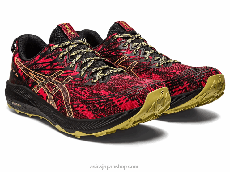フジライト3 L20V620Asics エレクトリックレッド/ブラック