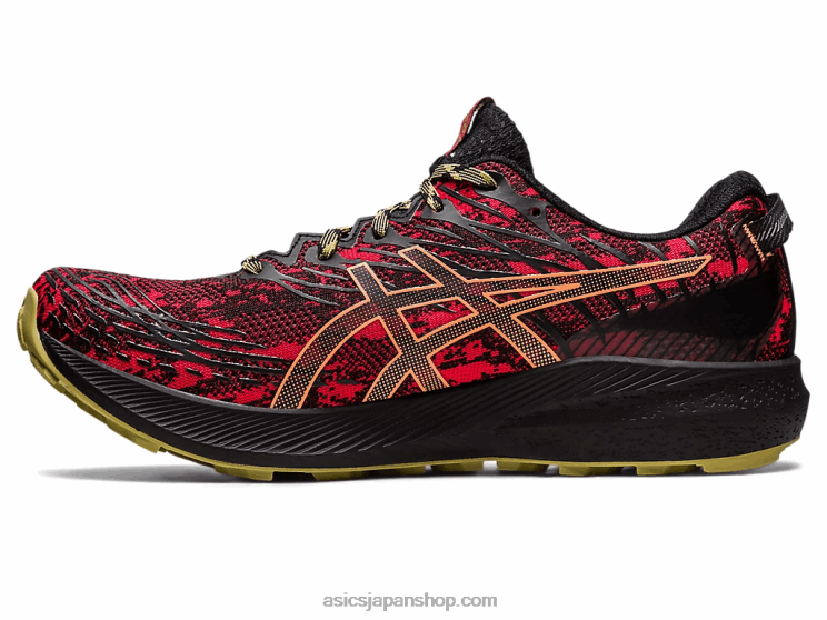 フジライト3 L20V620Asics エレクトリックレッド/ブラック