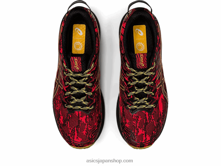 フジライト3 L20V620Asics エレクトリックレッド/ブラック
