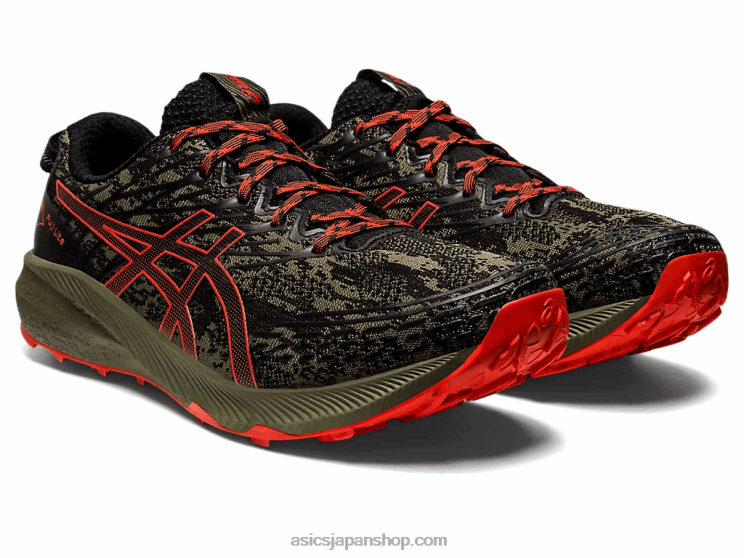 フジライト3 L20V735Asics マントルグリーン/チェリートマト
