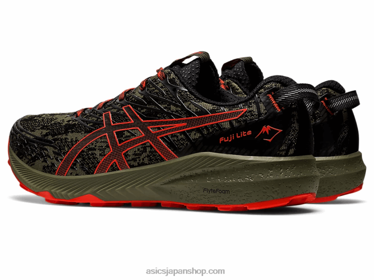 フジライト3 L20V735Asics マントルグリーン/チェリートマト