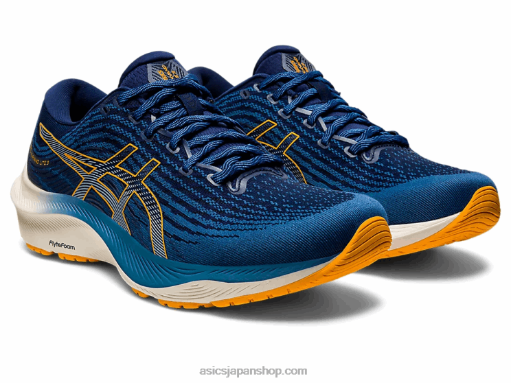 ゲルカヤノ ライト 3 L20V796Asics 紺碧/琥珀