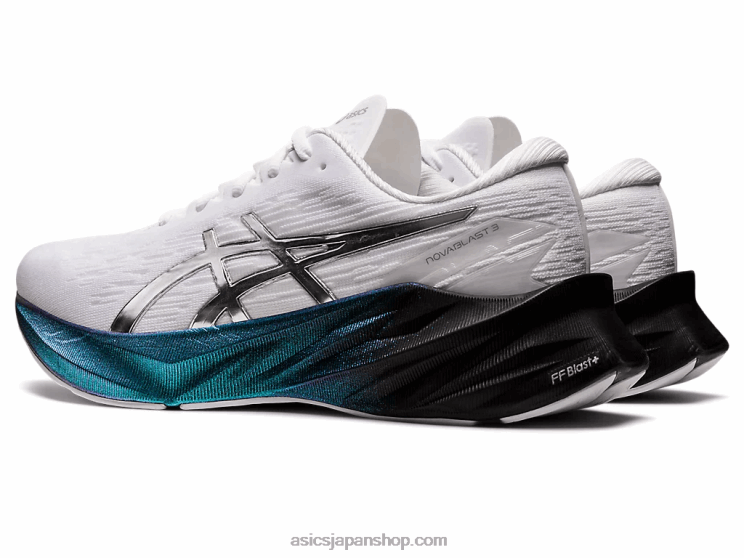 ノバブラスト 3 プラチナ L20V948Asics ホワイト/ピュアシルバー
