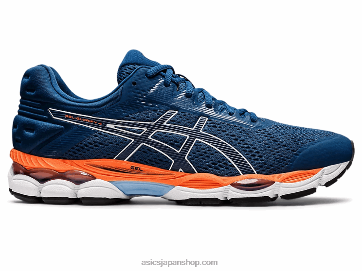 ジェルグローリファイ4 L20V1863Asics マコブルー/ホワイト