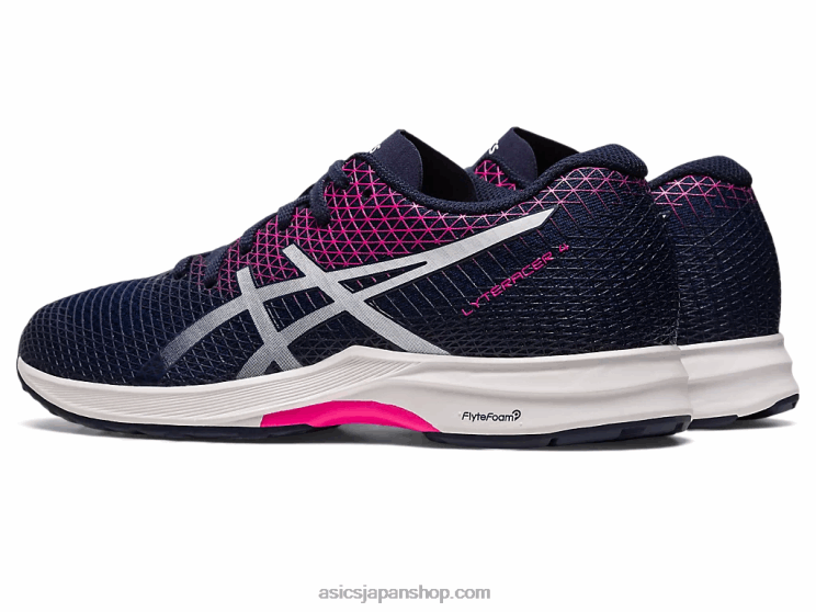 ライトレーサー 4 L20V2211Asics ミッドナイト/ホワイト