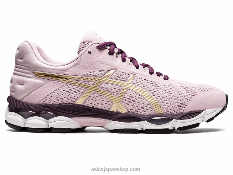 ジェルグローリファイ4 L20V3884Asics かろうじてロゼ/シャンパン