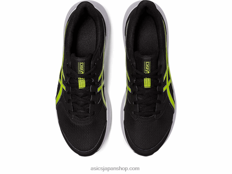 衝撃4 L20V544Asics ブラック/ライムの皮