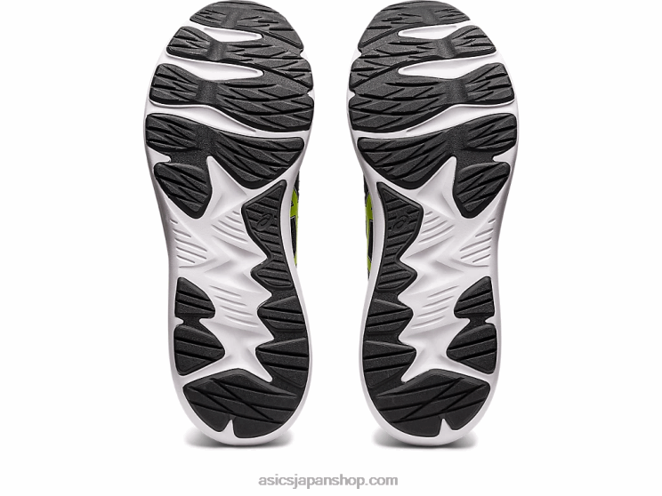 衝撃4 L20V544Asics ブラック/ライムの皮