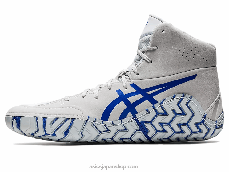 アグレッサー5 L20V1096Asics ホワイト/ラピスラズリブルー
