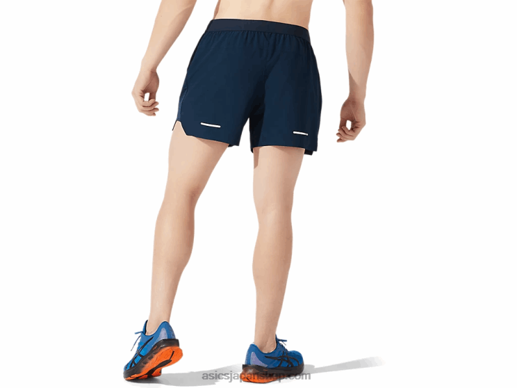 メンズロード 5インチショート L20V1973Asics フレンチブルー