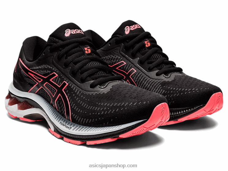 ゲルスペリオン5 L20V2606Asics ブラック/ブレイジングコーラル