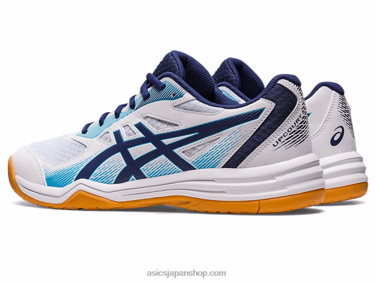 アップコート5 L20V424Asics ホワイト/インディゴブルー