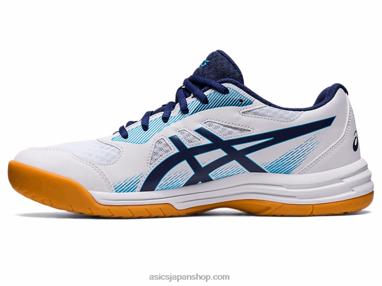 アップコート5 L20V424Asics ホワイト/インディゴブルー