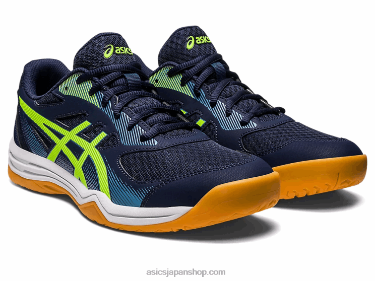 アップコート5 L20V466Asics ミッドナイト/ハザードグリーン
