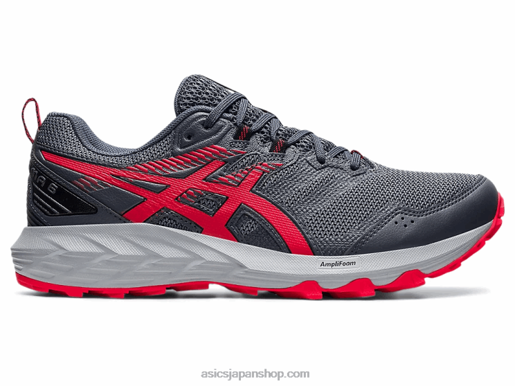 ゲルソノマ 6 L20V1777Asics キャリアグレー/エレクトリックレッド