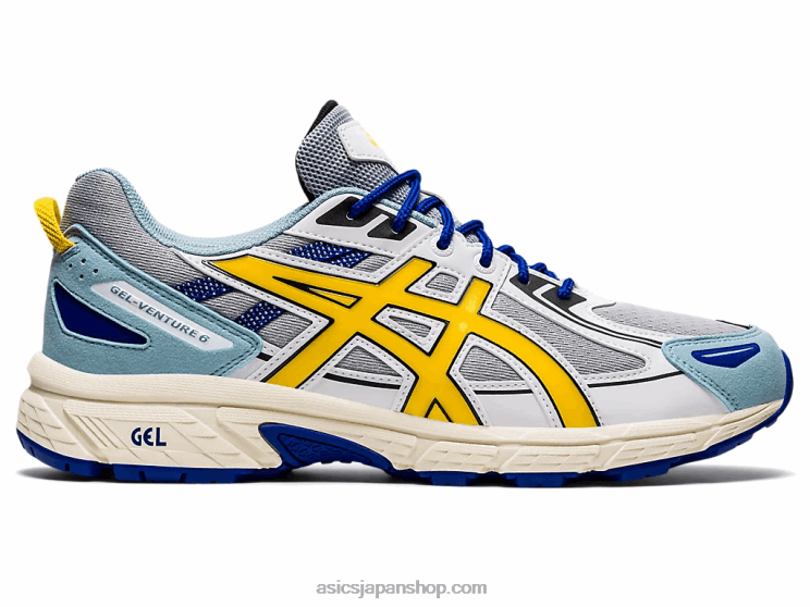 ジェルベンチャー6 L20V1823Asics ピエモンテグレー/鮮やかなイエロー