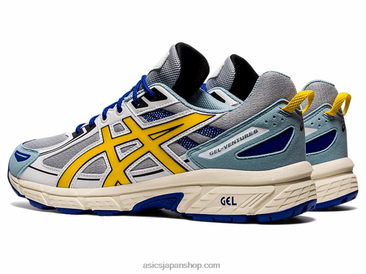 ジェルベンチャー6 L20V1823Asics ピエモンテグレー/鮮やかなイエロー