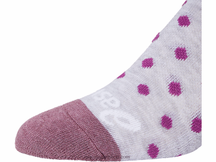 女性用アクセラソックス 6 パック L20V3455Asics ブルー/パープルアソート