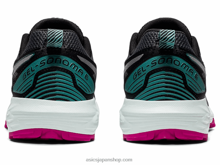 ゲルソノマ 6 L20V3558Asics ブラック/ピュアシルバー