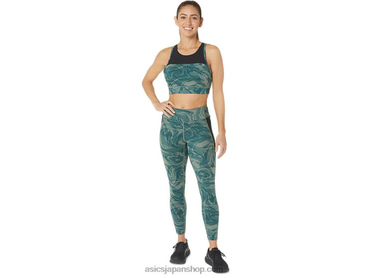 女性のケイト 7/8 タイト L20V2162Asics アイビースミドロップ