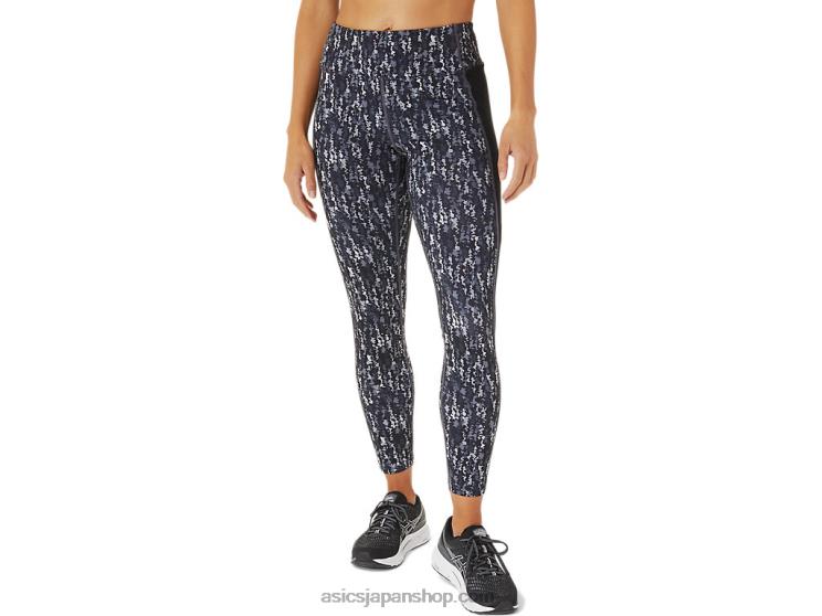女性のケイト 7/8 タイト L20V3105Asics ジャパン ブラッシュド パフォーマンス ブラック