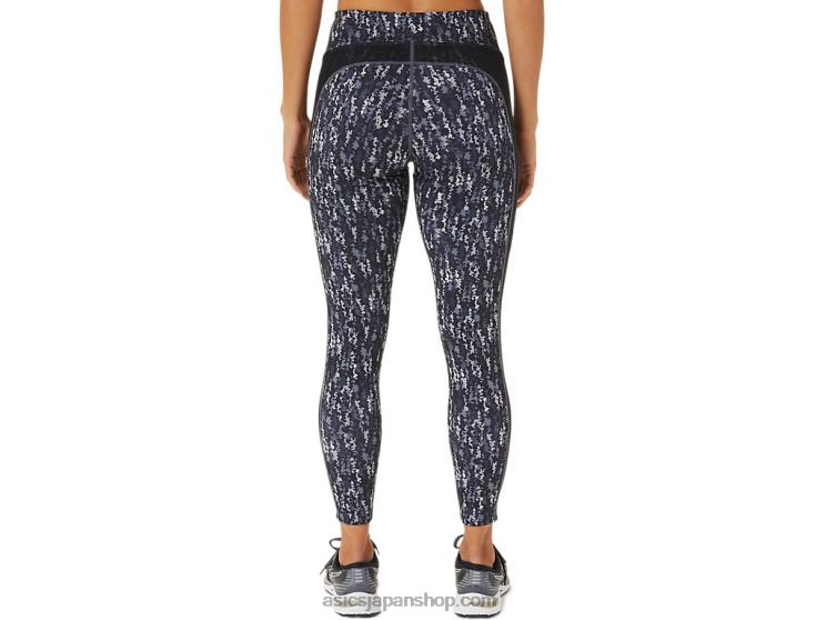 女性のケイト 7/8 タイト L20V3105Asics ジャパン ブラッシュド パフォーマンス ブラック