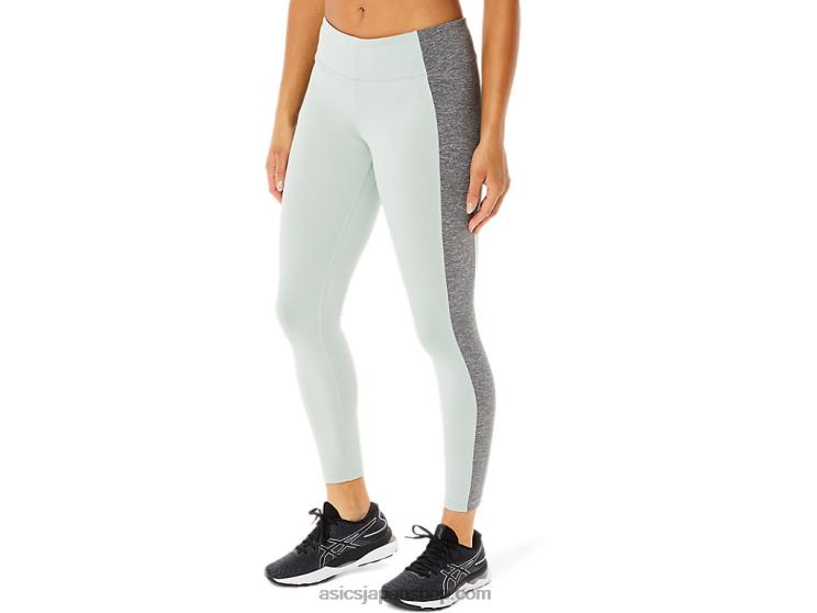 女性用 7/8 パフォーマンスタイト L20V3446Asics 地衣岩/ミッドグレーヘザー