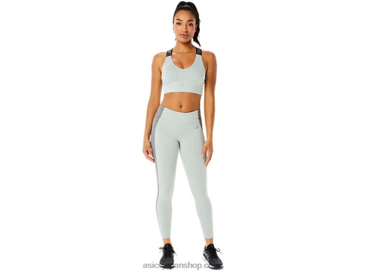 女性用 7/8 パフォーマンスタイト L20V3446Asics 地衣岩/ミッドグレーヘザー