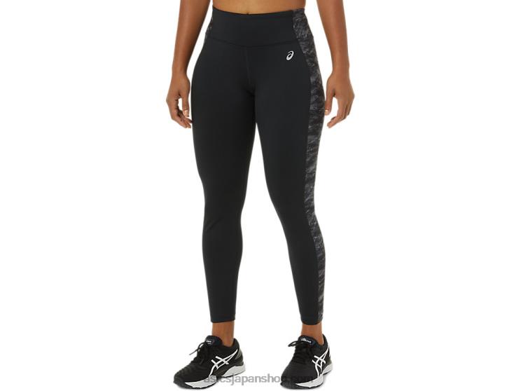 女性用 7/8 パフォーマンスタイト L20V3747Asics パフォーマンスブラック/グレーマルチ